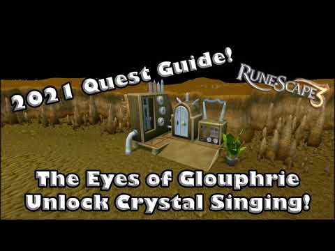 RS3 2021 Full Quest Guide  - The Eyes of Glouphrie - How to Unlock Crystal Singing