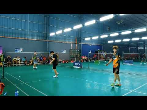 Badminton LSJ 3 Men's Double Novice - Chan Wei QI / Chan Wei Yi Vs Tan Cheok Kee / Tan Chun Hong