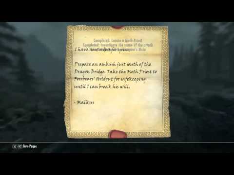 Skyrim: Dawnguard DLC Walkthrough Part 10 - Moth Priest My Vampire Thrall