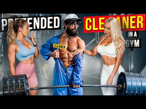 She can't say No to CLEANER  | Anatoly GYM PRANK #25