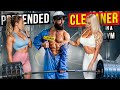 She can't say No to CLEANER  | Anatoly GYM PRANK #25