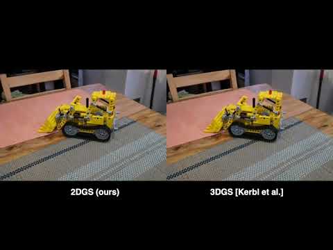 2D Gaussian Splatting for Geometrically Accurate Radiance Fields