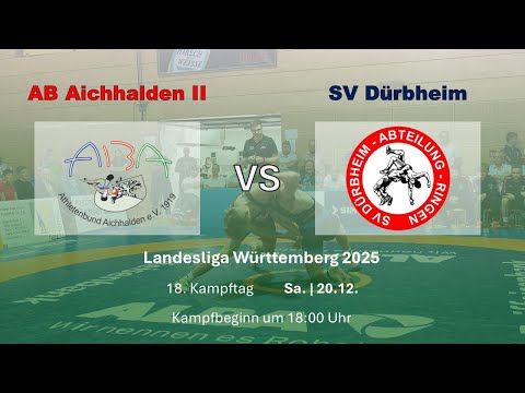 ABA Sportstudio  - 18. Kampftag | Landesliga Württemberg | AB Aichhalden II gegen SV Dürbheim