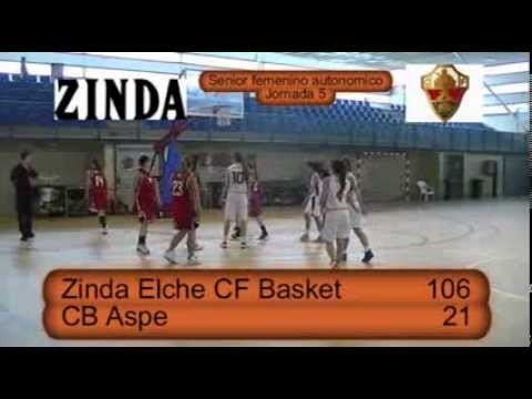 Elche CF Basket Zinda 106-21 CB Aspe. Senior femenino