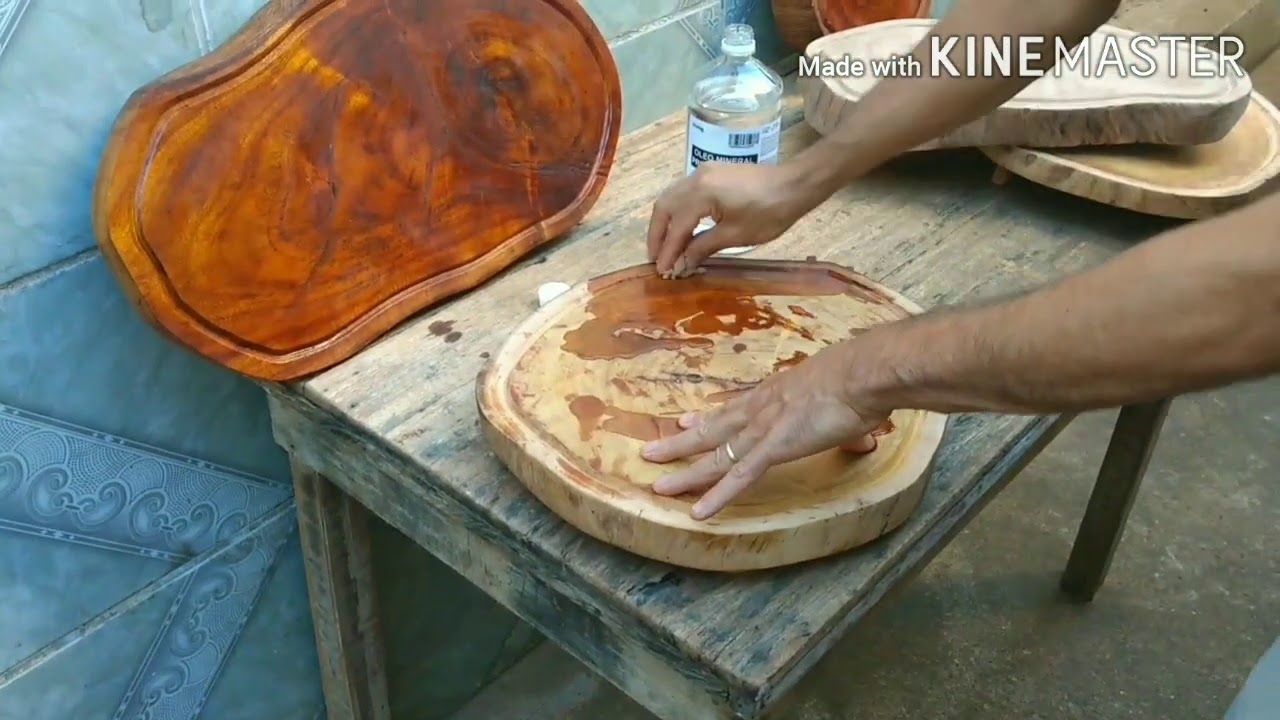 Watch Now @Tratando e impermeabilizando tábuas de carne @Tratando e impermeabilizando tábuas de carne