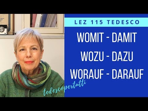 115 TEDESCO - For what? With what? For what purpose? From what? By what means? On what?