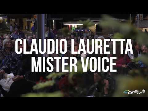 Claudio Lauretta "Mister Voice" a Canazei