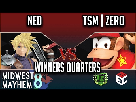 Midwest Mayhem 8 WINNERS QUARTERS - Ned (Cloud) vs TSM | ZeRo (Diddy Kong)