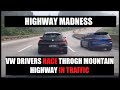 VW Honda Race On Karak Highway Malaysia