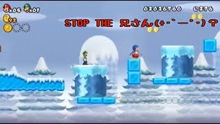 【stop the 兄さん】赤と緑と時々おかん!?/女2人でNewスーパーマリオブラザーズWii【実況13】