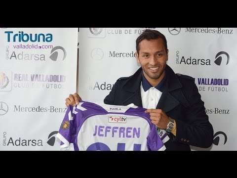 Jeffrén promete "ayudar al Valladolid a quedarse en Primera"
