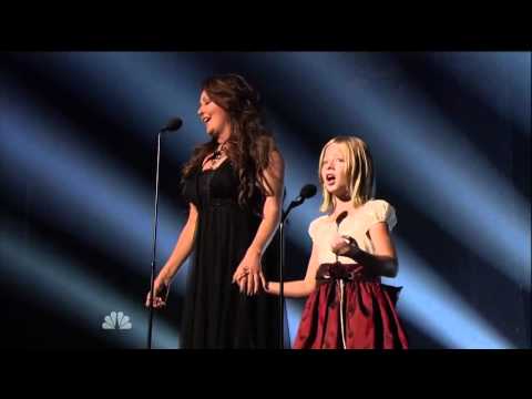 Jackie Evancho feat  Sarah Brightman   Time to Say Goodbye America's Got Talent FINALE