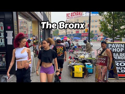Fordham Bronx Walking Tour 4k New York City Street Walk