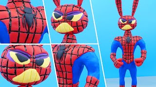 How to make Jax Mixed Spiderman, Hulk, Superman Figure 🎪 The Amazing Digital Circus TADC