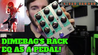 Video thumbnail for Dimebag's Rack EQ IN A PEDAL - Master Effects EQFH Pro VS Furman PQ3 by Eric Mrtn