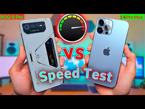 iPhone 14 Pro Max VS ROG Phone 6 Pro - Speed Test