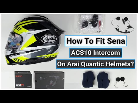 Sena ACS10 Intercom For Arai Quantic Motorcycle Helmets | Moto Central UK