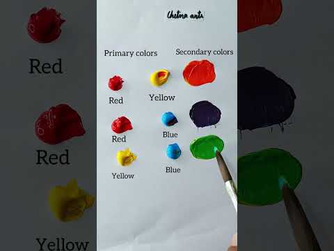 😍 Primary Colors vs Secondary colors #shorts #youtubeshorts