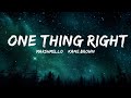 Marshmello & Kane Brown - One Thing Right (Lyrics) |1HOUR LYRICS