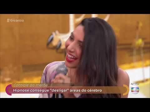 Encontro com Fátima Bernardes 11/12/2018 - Rayssa Bratillieri é hipnotizada para lidar com medo