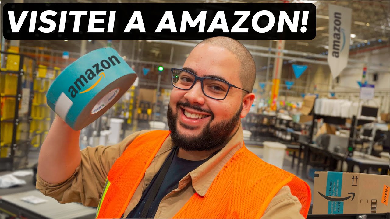 FUI CONHECER O ARMAZÉM DA AMAZON! É Surpreendente! Veja como Tudo Funciona! 🤩
