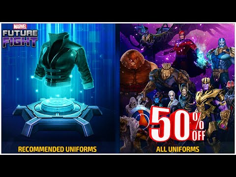 TOP 5 UNIFORMS I BOUGHT FOR BLACK FRIDAY 2021 - F2P BEAST EDITION | Marvel Future Fight