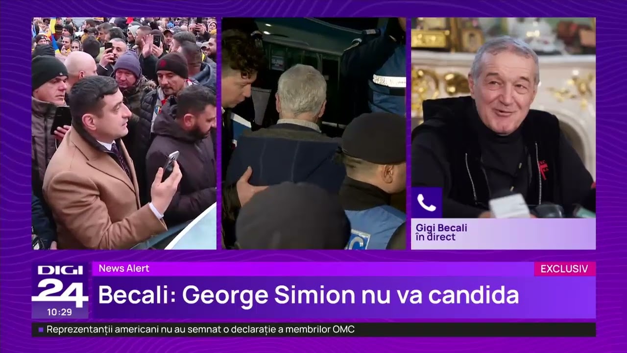 Gigi Becali: Călin Georgescu nu mai poate candida. AUR trebuie să aibă candidat
