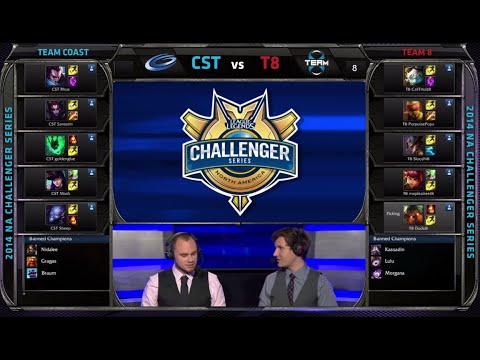 Coast vs Team 8 | Game 1 Semi Finals S4 NA CS #2 Summer 2014 | CST vs T8 G1
