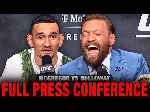 Video: Conor McGregor vs Max Holloway: FULL UFC 329 Pre-Fight Press Conference