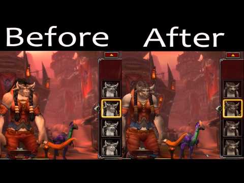 Faces of the New Female Tauren Model - Before and After [WoD Beta]