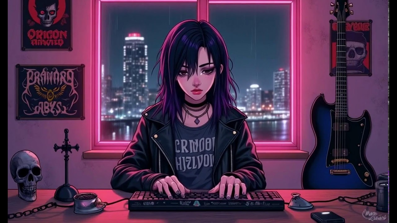 Cyber punk rock lo-fi #lofi #music #lofimusic #rocklofi