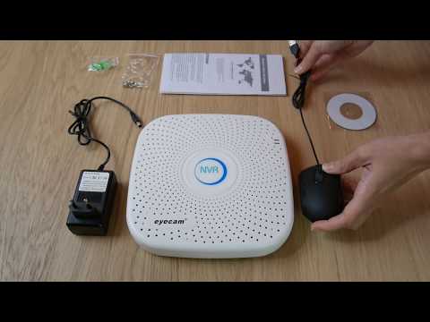 NVR 9 Canale ultra HD 4K 5MP Eyecam EC‐NVR1308 - www.1cctv.ro