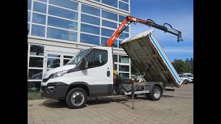 IVECO Daily 35C15 3.0 Kipper - Tipper + ATLAS Kraan Kran Crane dump truck < 3.5t | Image 4 - Autoline