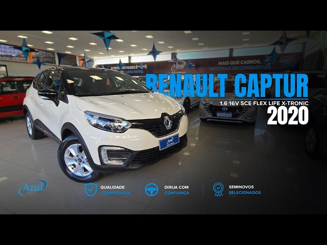 Vídeo RENAULT CAPTUR 1.6 16V SCE FLEX LIFE X-TRONIC