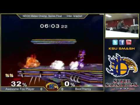 NEOH Melee CS Final - Inter. Bracket WR1 - loveswater (P1) vs BootTheory (P3)