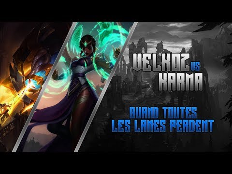 Vel'koz VS Karma - SoloQ Master - Quand toutes les Lanes perdent