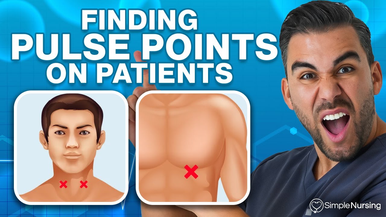 How to Find Pulse Points on Patients: Radial, Carotid, & More Explained - YouTube