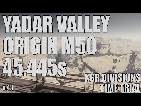 Star Citizen Racing, Yadar Valley AC, Origin M50, 45.445s. XGR Divisions time trial.