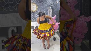 How to tie Ankara skirt easily #zamakalefashion #latestafricaprint #africanclothing