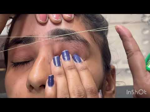 Eyebrow threading threading tutorial for beginners threading threading eyebrow shape threading