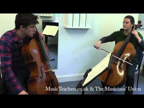 Cello Lesson: Rosie Biss: 3  Sarabande from Bach: Suite No. 3 in C major (BWV 1009)