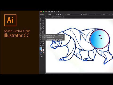 Adobe Illustrator Fill Color / Paint Bucket Tool