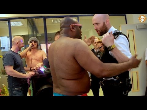 Disco Party In A Police Station Prank