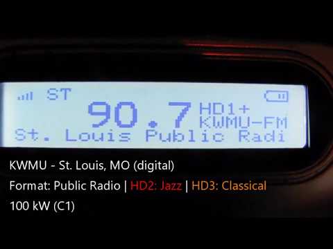 FM Radio Bandscan - St. Louis, Missouri (HD Radio)