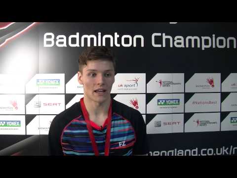 Sam Parsons on winning the men's singles at the English National Badminton Championships 2015