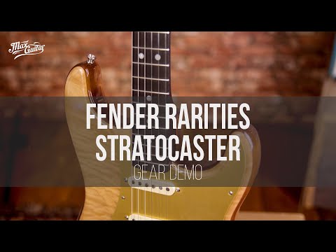 Fender Rarities Quilted maple Stratocaster gear demo