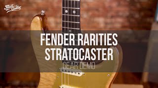 Video thumbnail for Fender Rarities Quilted maple Stratocaster gear demo by Max Guitar B.V.
