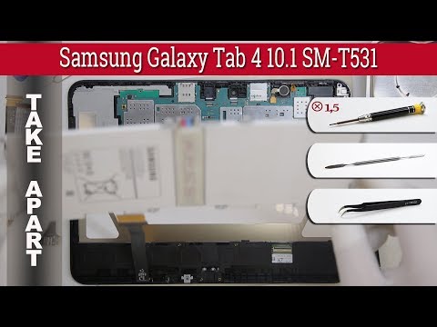 Wie kann man 📱 Samsung Galaxy Tab 4 10.1 SM-T531 zerlegen
