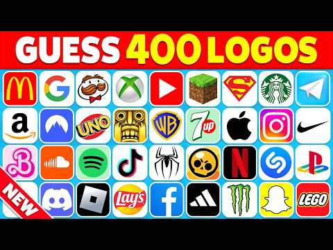 Guess the Logo in 3 Seconds | 1-Hour Logo Quiz ⏰😱 | 400 Famous Logos