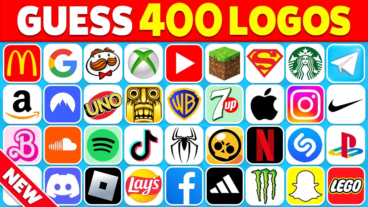 Guess the Logo in 3 Seconds | 1-Hour Logo Quiz ⏰😱 | 400 Famous Logos